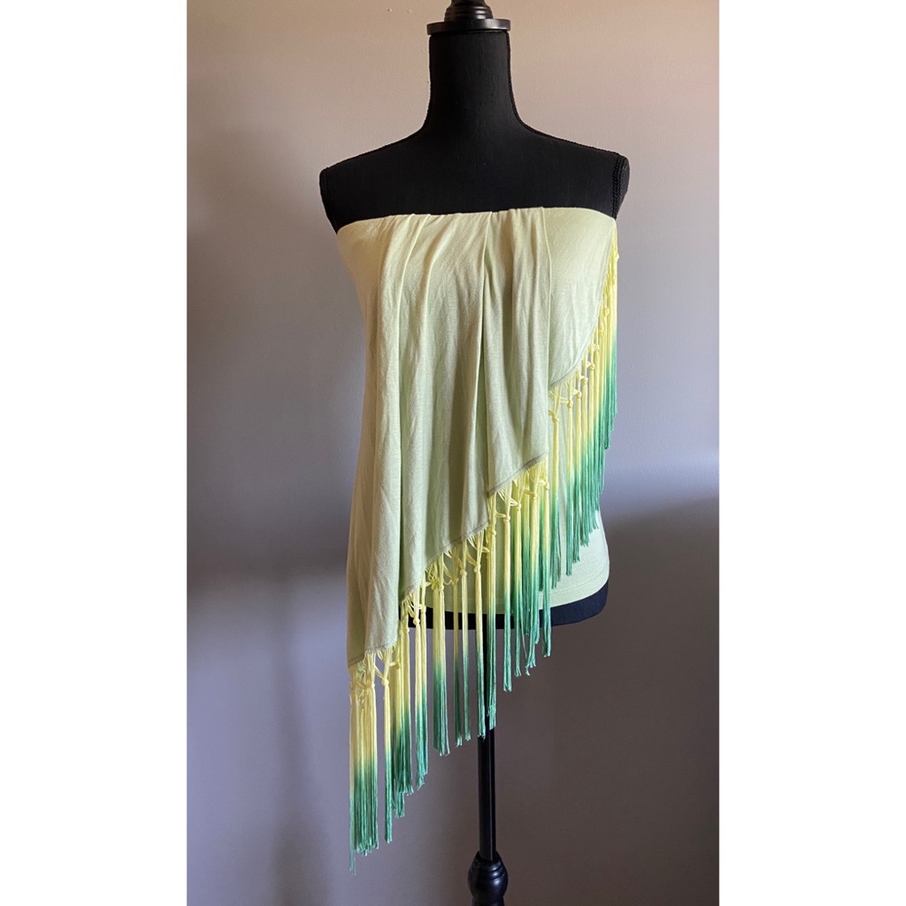 Sleeveless Green Ombre Venus Blouse Size M